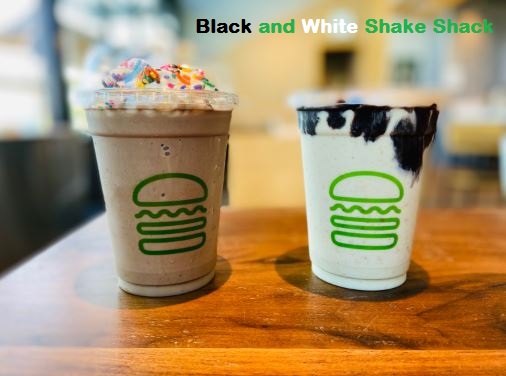 Black and White Shake Shack