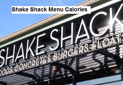 Shake Shack Menu Calories